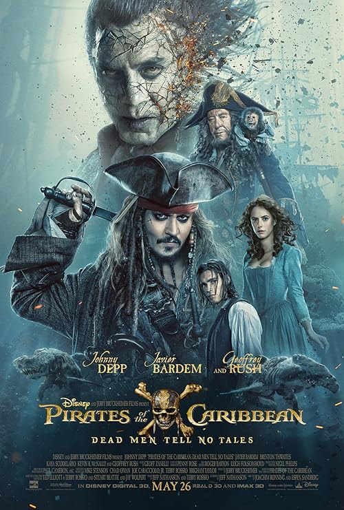 Pirates of the Caribbean: Dead Men Tell No Tales movie poster