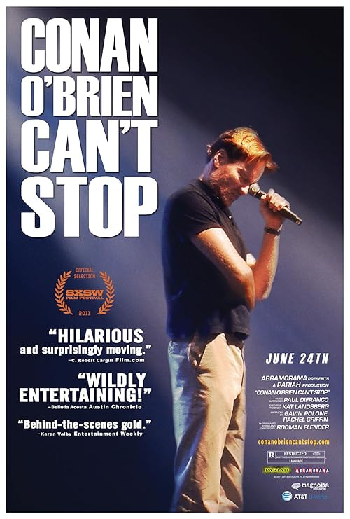 Conan O'Brien Can't Stop movie poster
