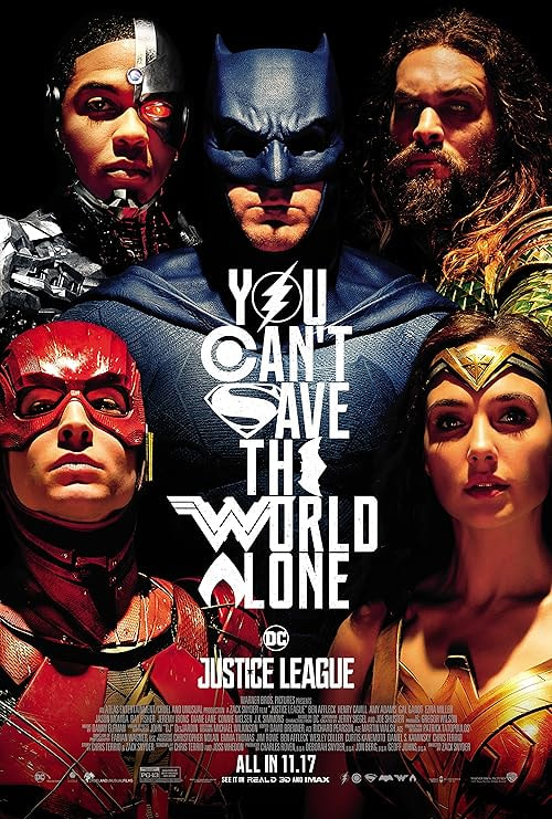 Justice League movie poster