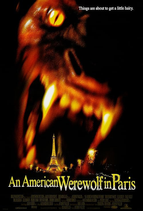 An American Werewolf in Paris movie poster