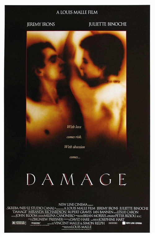 Damage movie poster
