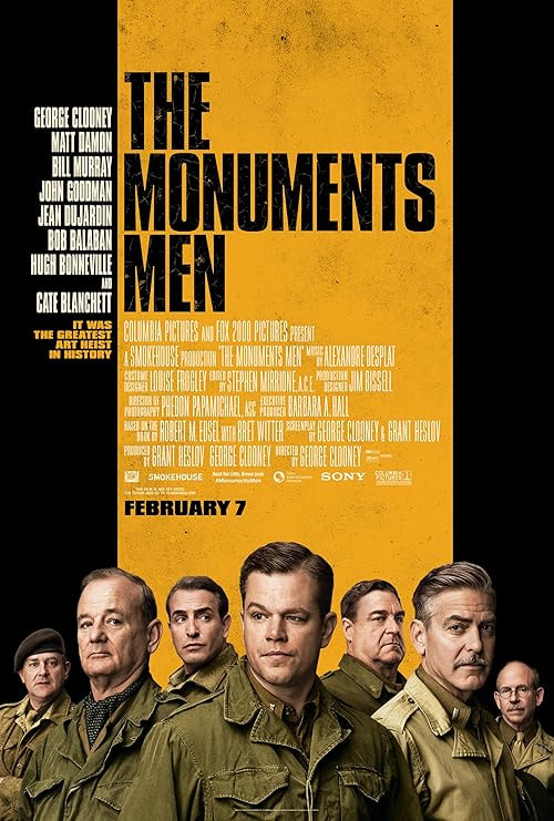 The Monuments Men movie poster
