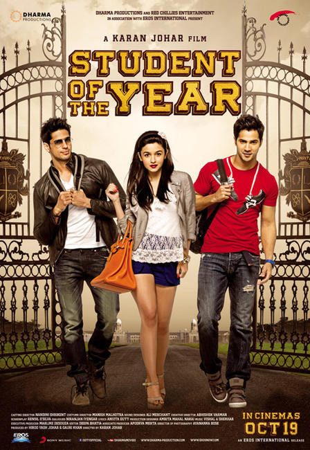 Student of the Year movie poster