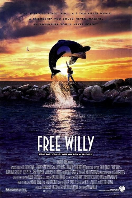 Free Willy movie poster