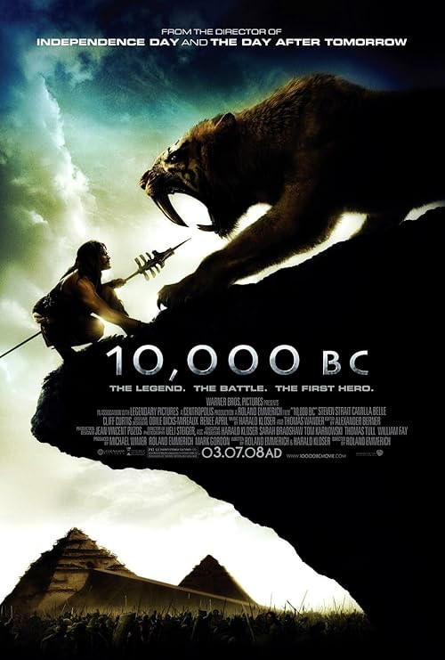 10,000 BC movie poster