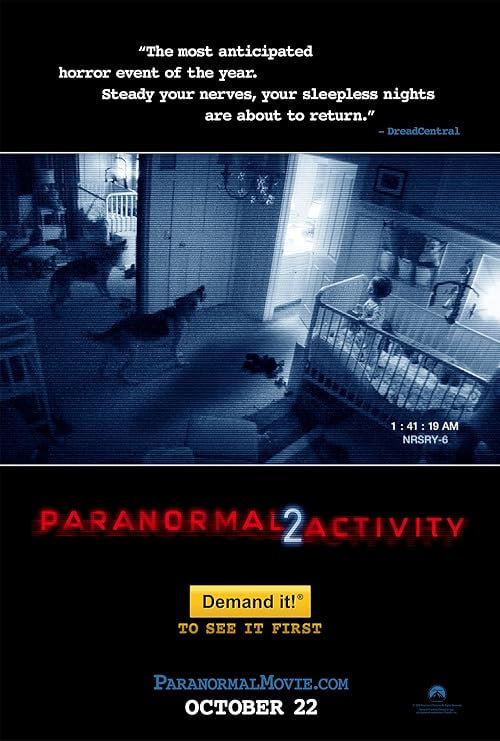 Paranormal Activity 2 movie poster