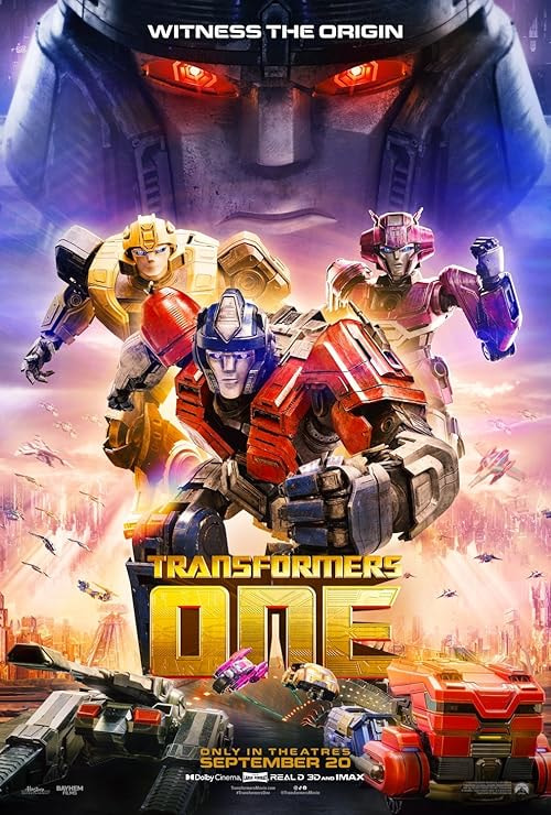 Transformers One movie poster