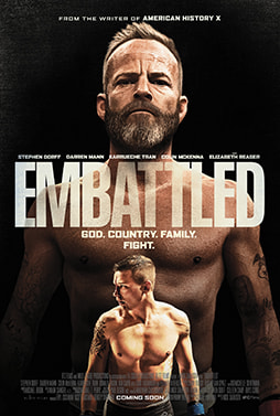 Embattled movie poster