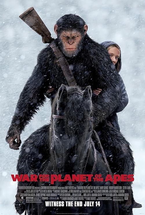 War for the Planet of the Apes movie poster