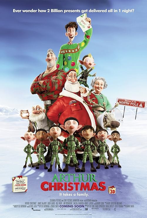 Arthur Christmas movie poster