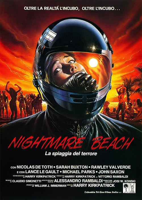 Nightmare Beach movie poster