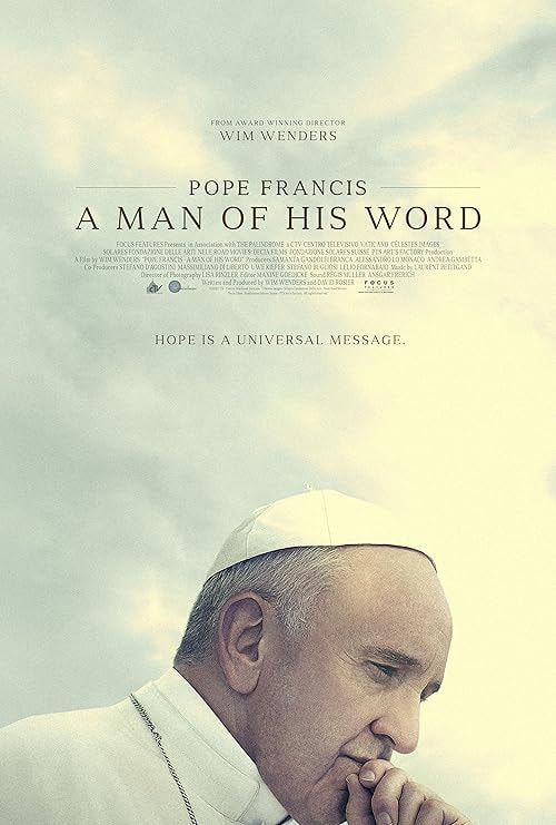 Pope Francis: A Man of His Word movie poster