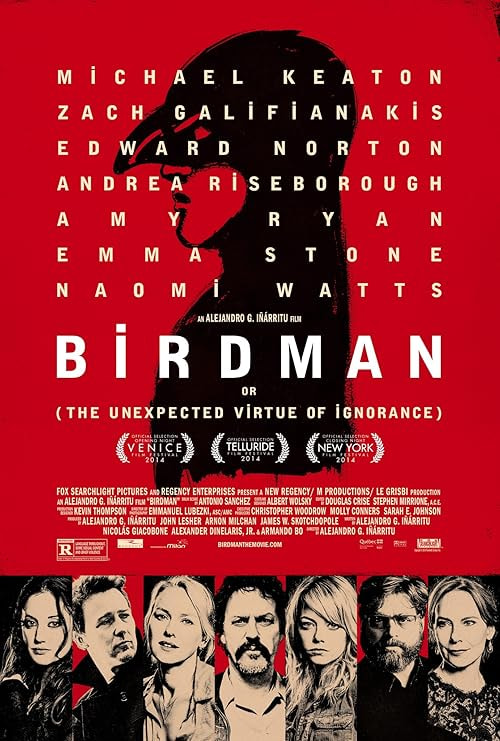 Birdman or (The Unexpected Virtue of Ignorance) movie poster