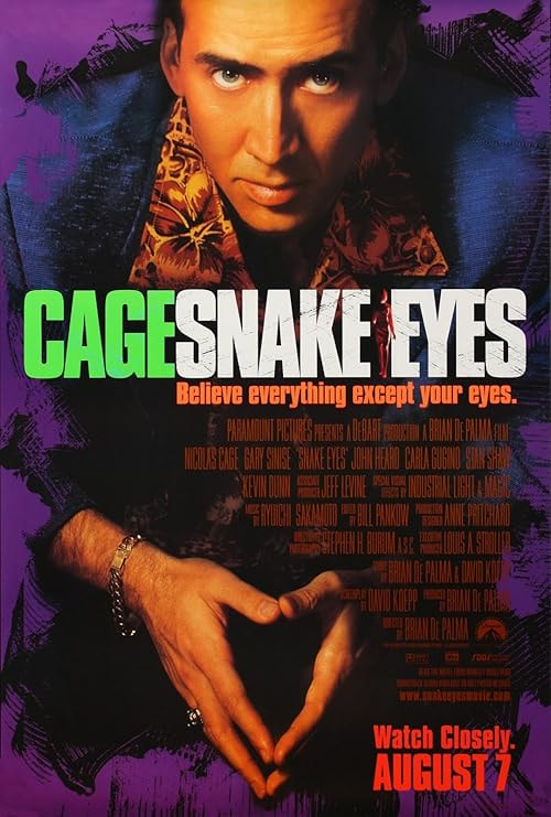 Snake Eyes movie poster
