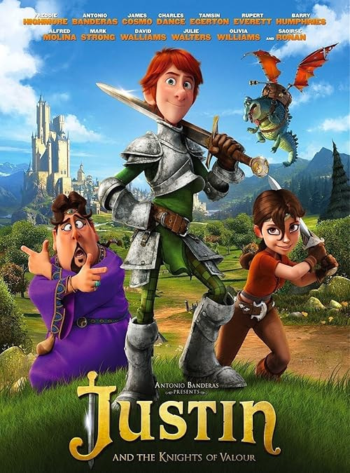 Justin and the Knights of Valour movie poster