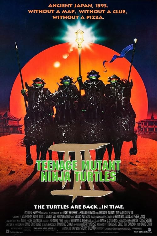 Teenage Mutant Ninja Turtles III movie poster