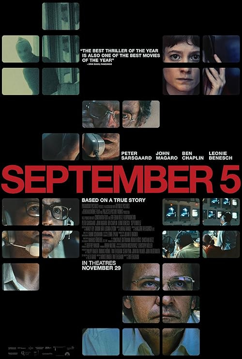 September 5 movie poster