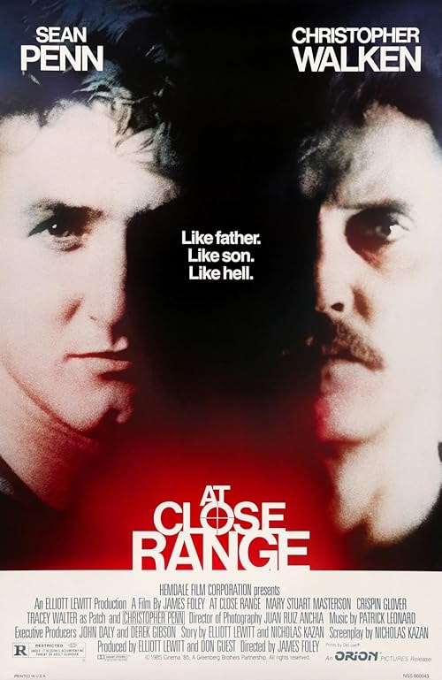 At Close Range movie poster
