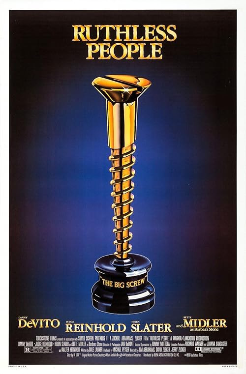 Ruthless People movie poster