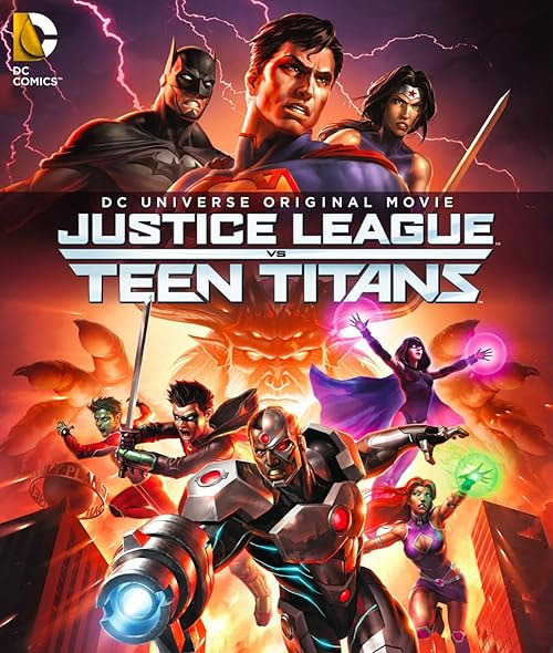 Justice League vs. Teen Titans movie poster