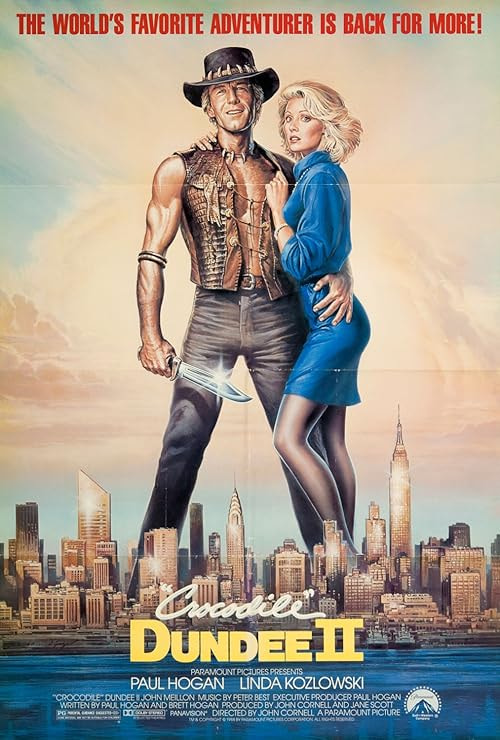 Crocodile Dundee II movie poster