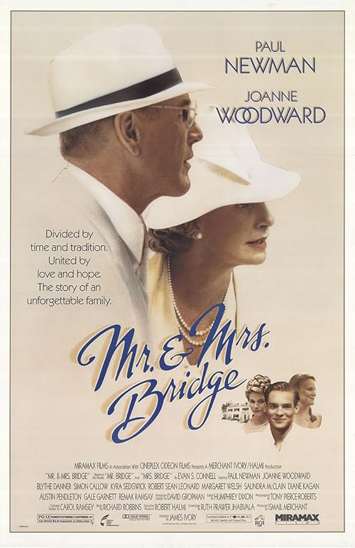 Mr. & Mrs. Bridge movie poster