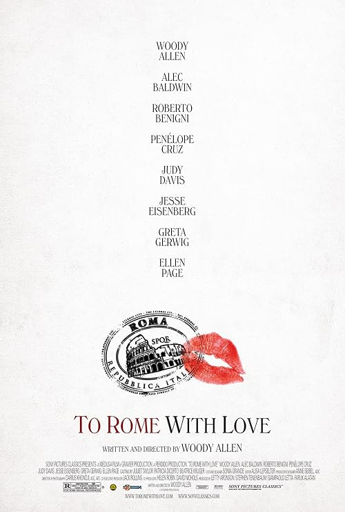 To Rome with Love movie poster
