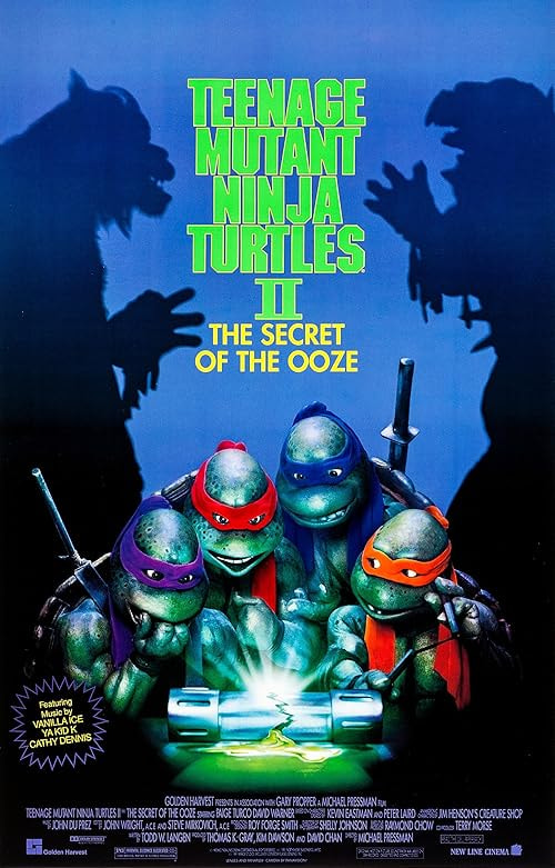 Teenage Mutant Ninja Turtles II: The Secret of the Ooze movie poster