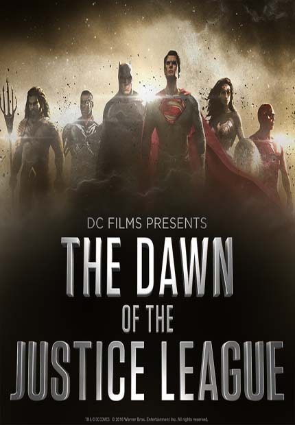 Dawn of the Justice League movie poster