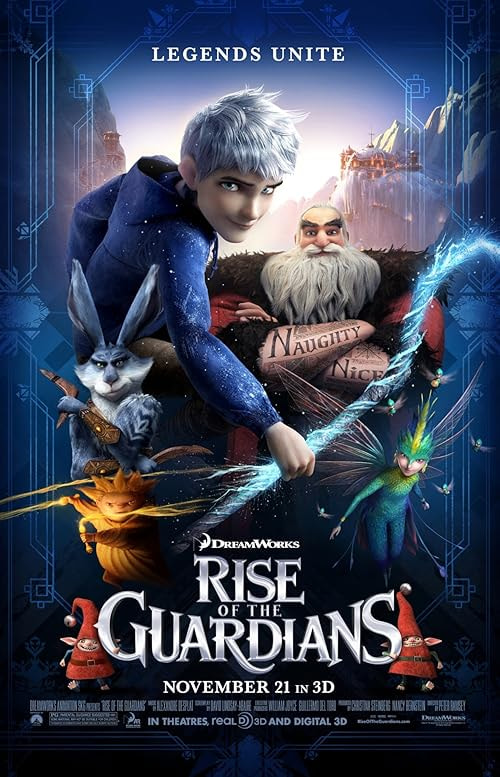 Rise of the Guardians movie poster