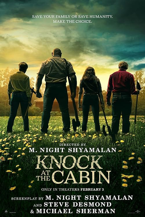 Knock at the Cabin movie poster