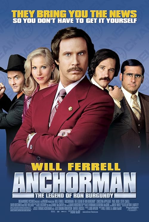 Anchorman: The Legend of Ron Burgundy movie poster