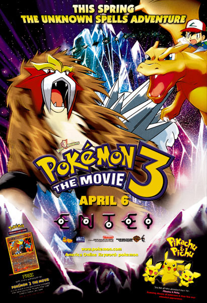 Pokémon 3 the Movie: Spell of the Unown movie poster