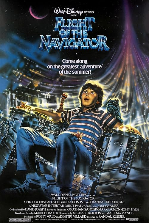 Flight of the Navigator movie poster