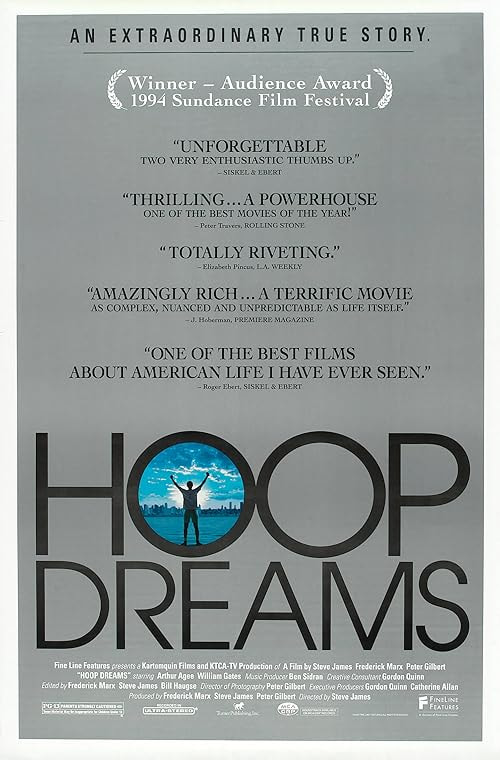 Hoop Dreams movie poster
