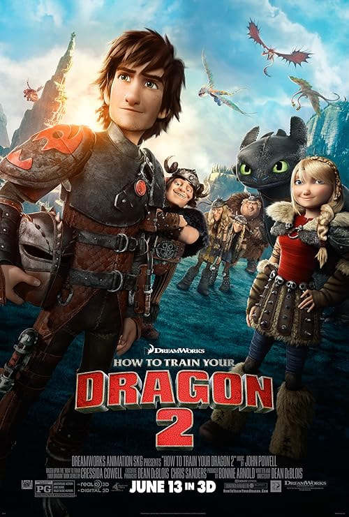 How to Train Your Dragon 2 movie poster