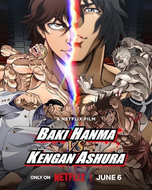 Baki Hanma VS Kengan Ashura movie poster
