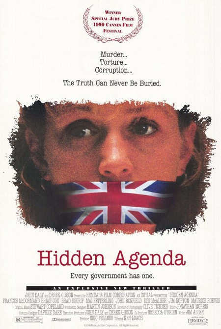 Hidden Agenda movie poster
