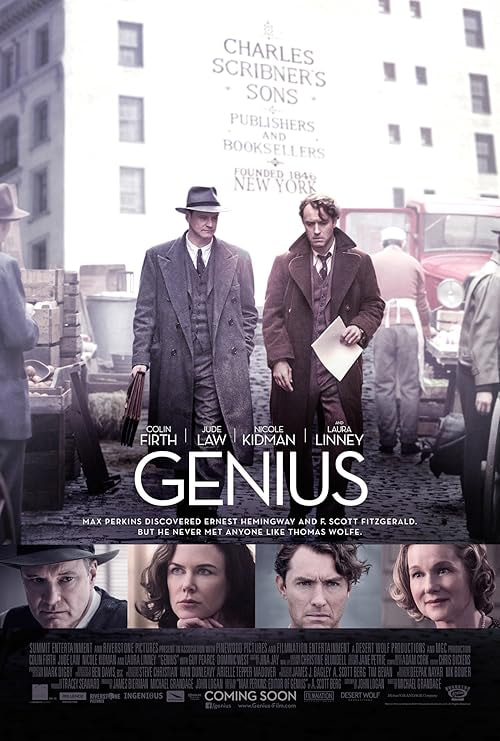 Genius movie poster