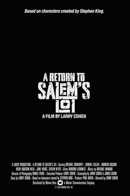A Return to Salem's Lot movie poster