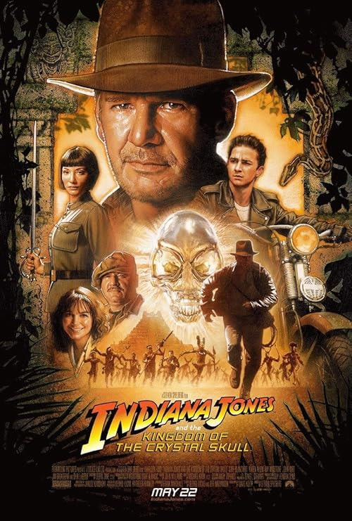 Indiana Jones and the Kingdom of the Crystal Skull movie poster