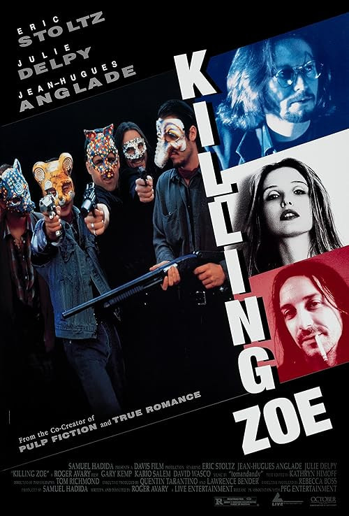 Killing Zoe movie poster