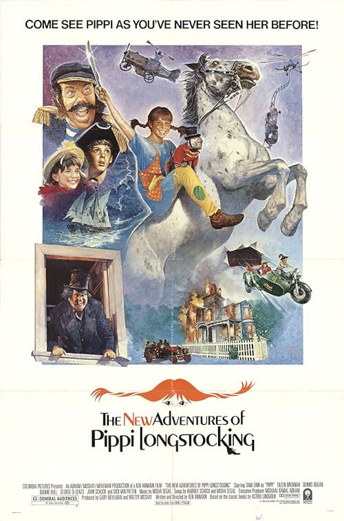 The New Adventures of Pippi Longstocking movie poster