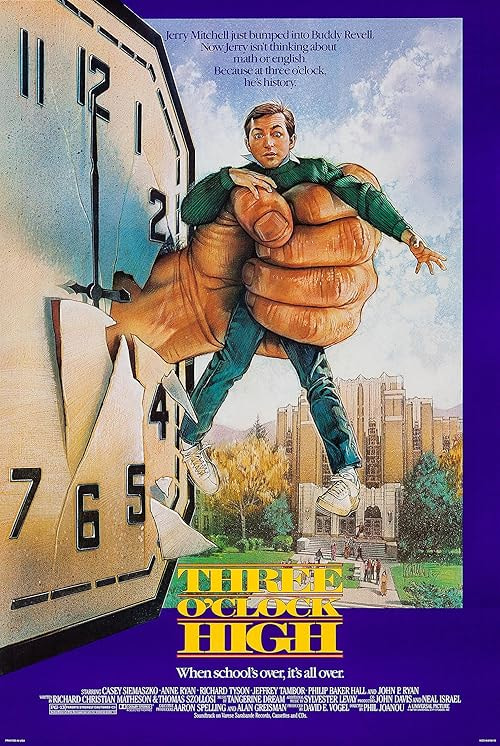 Three O'Clock High movie poster