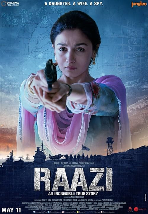 Raazi movie poster