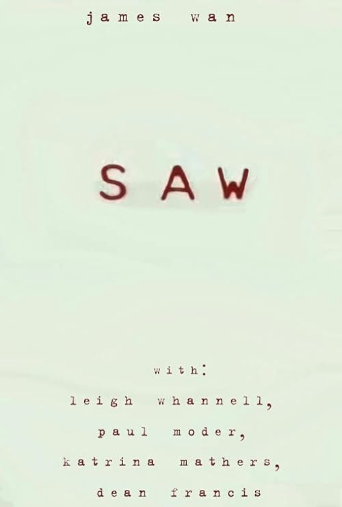 Saw movie poster