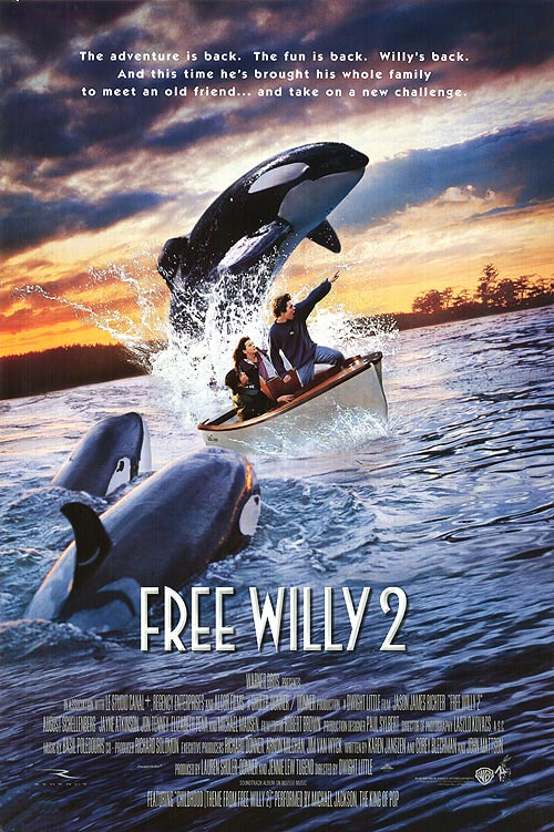 Free Willy 2: The Adventure Home movie poster