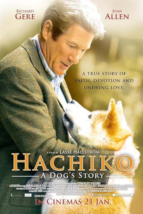 Hachi: A Dog's Tale movie poster