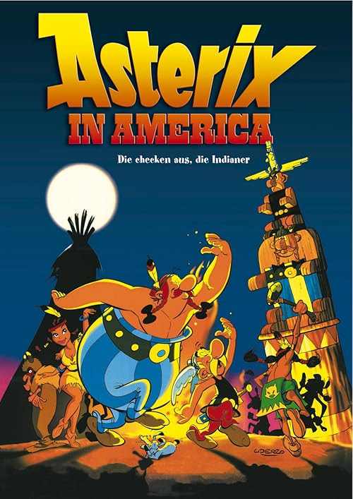 Asterix in America movie poster