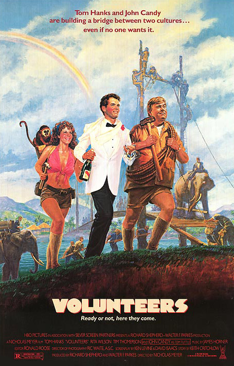 Volunteers movie poster